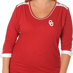Ug apparel NCAA Women's Oklahoma OU Roll-up Top